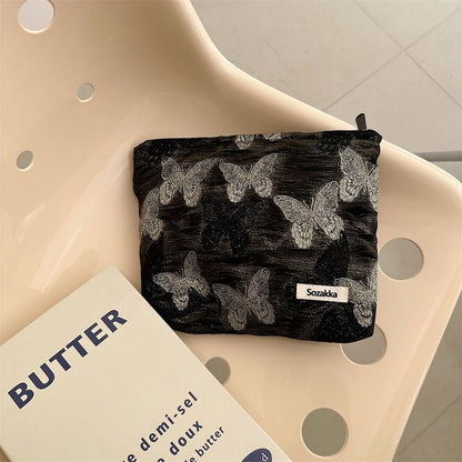 Butterfly Print Tote Bag / Shopping Bag / Pouch