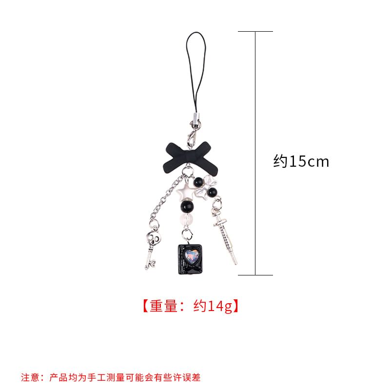 Bow Acrylic Phone Charm (Various Designs)