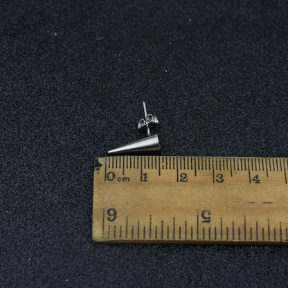 Cone Stainless Steel Stud Earring