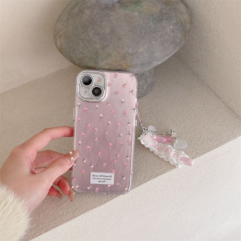 Floral Phone Case - iPhone 15 Pro Max / 15 Pro / 15 / 14 Pro Max / 14 Pro / 14 / 13 Pro Max / 13 Pro / 13 / 12 Pro Max / 12 Pro / 12 / 11