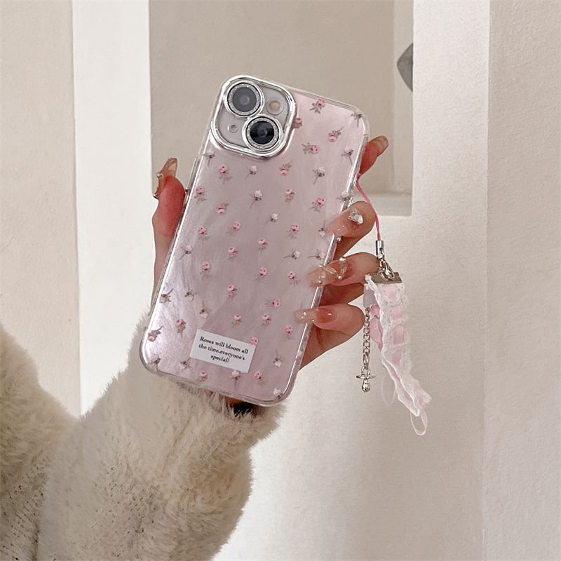 Floral Phone Case - iPhone 15 Pro Max / 15 Pro / 15 / 14 Pro Max / 14 Pro / 14 / 13 Pro Max / 13 Pro / 13 / 12 Pro Max / 12 Pro / 12 / 11