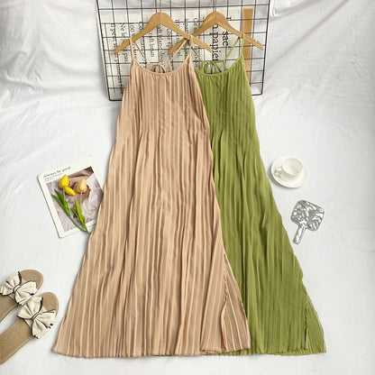 Thin Strap Simple Maxi Sundress