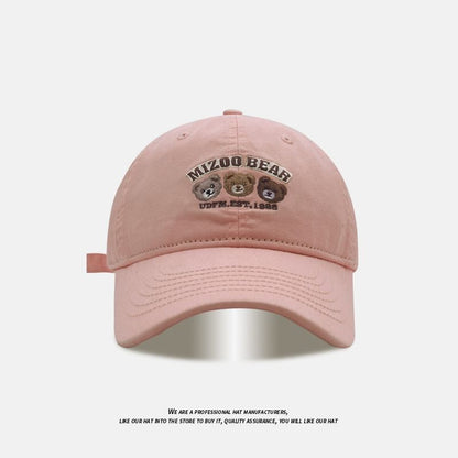 Bear Cap Embroidered Baseball