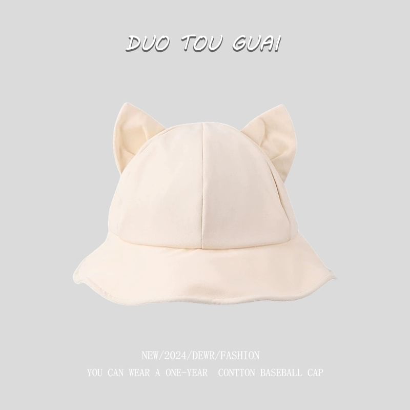 Bucket Ear Hat Cat