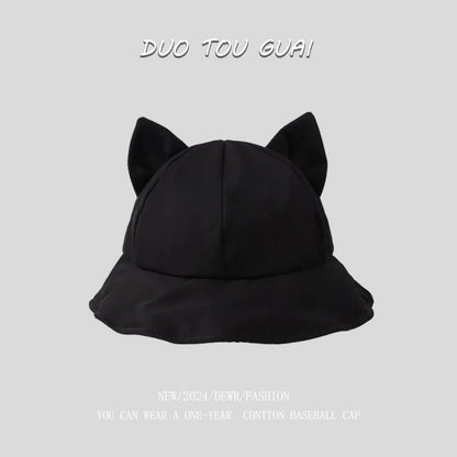 Bucket Ear Hat Cat