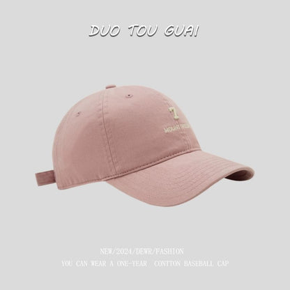 Cap Embroidered Number Baseball