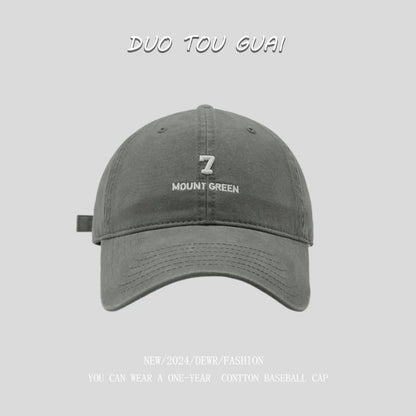 Cap Embroidered Number Baseball