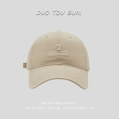 Cap Embroidered Number Baseball