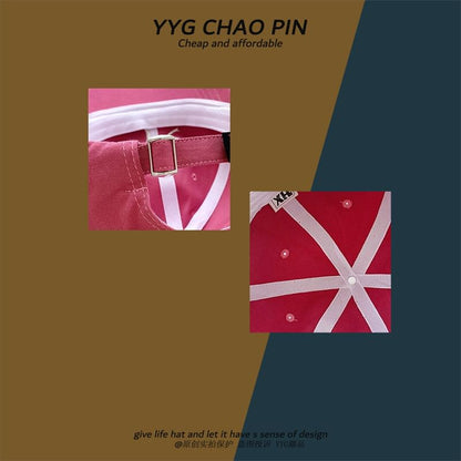 Embroidered Cap Baseball Bow