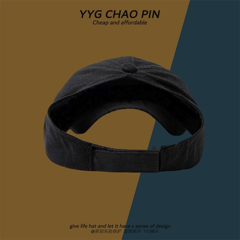 Embroidered Cap Top Baseball Number Open