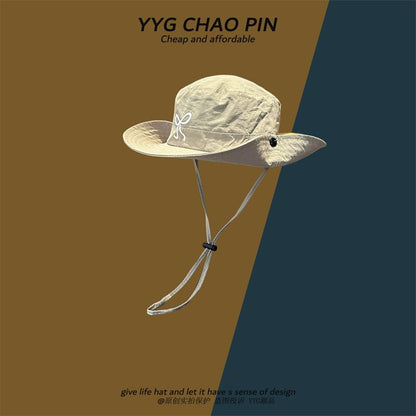 Hat Bow Boonie Embroidered