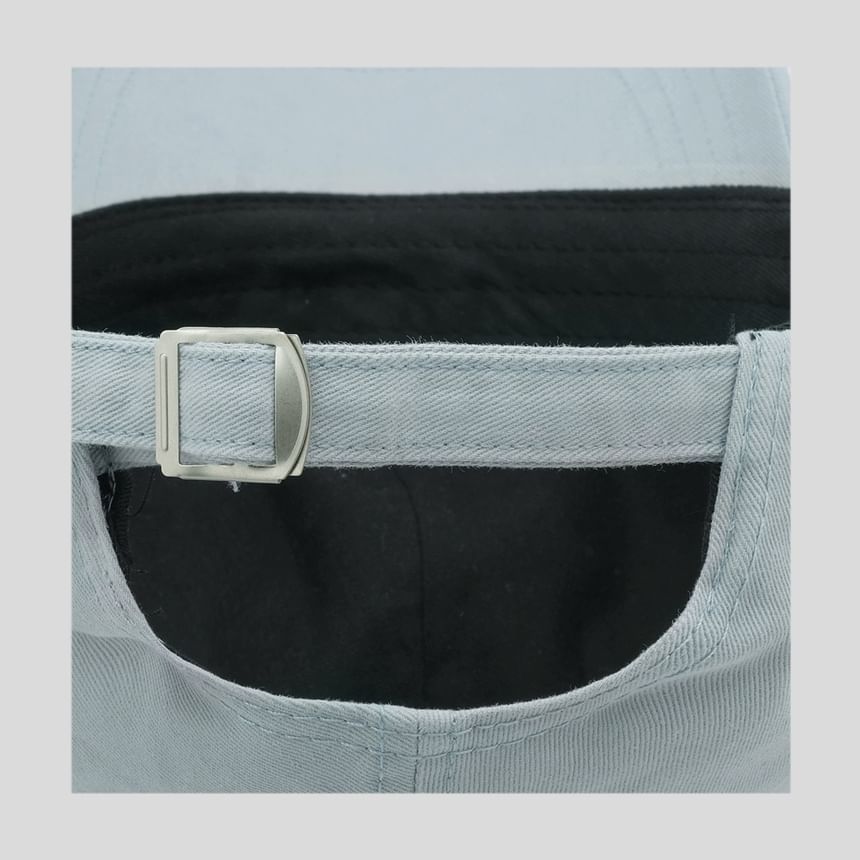 Lettering Baseball Cap Embroidered