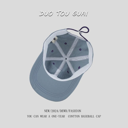 Cap Embroidered Lettering Baseball