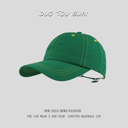 Cap Embroidered Lettering Baseball