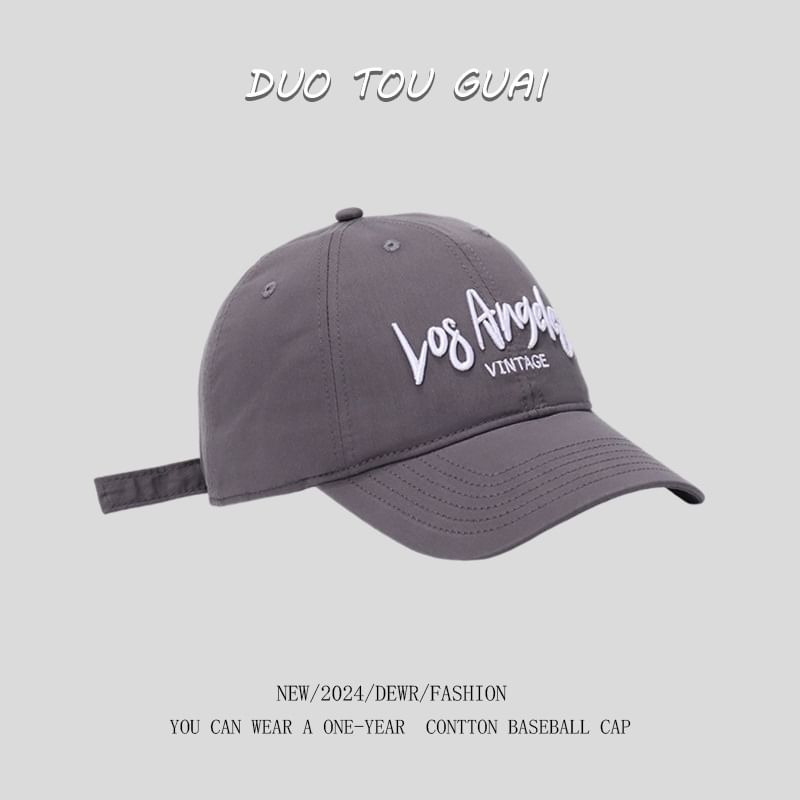 Baseball Lettering Embroidered Cap