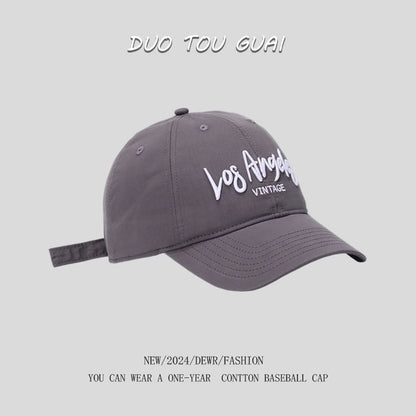 Baseball Lettering Embroidered Cap