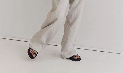 Sleeveless Round Neck Plain Knit Top