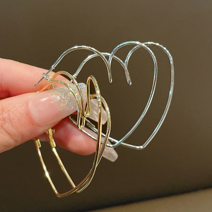 Creolen aus Herzlegierung