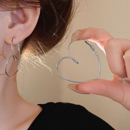 Creolen aus Herzlegierung