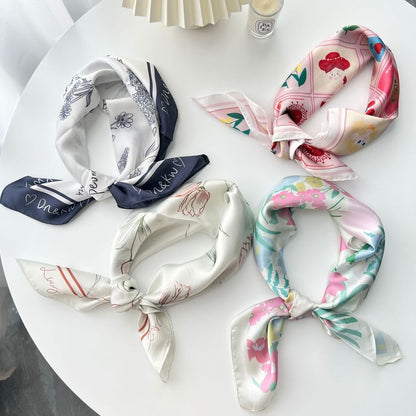 Floral Print Neckerchief