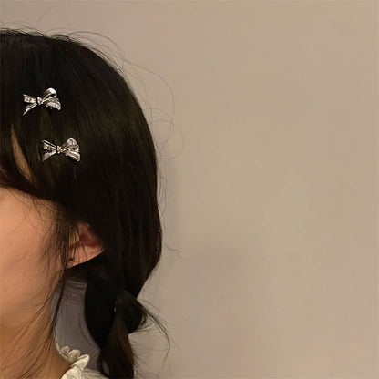 Bow Alloy Hair Clip