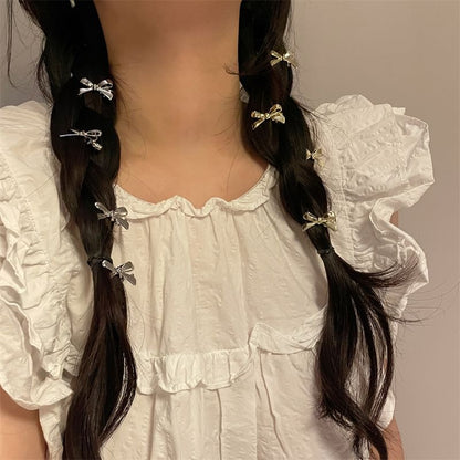 Bow Alloy Hair Clip