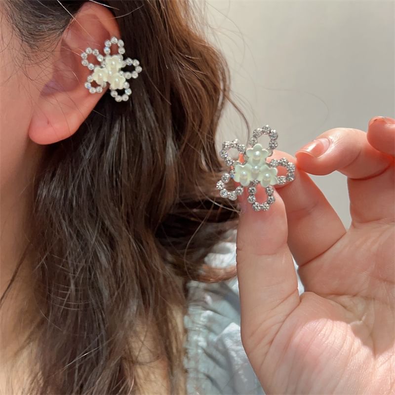 Floral / Dragonfly Alloy Ear Cuff