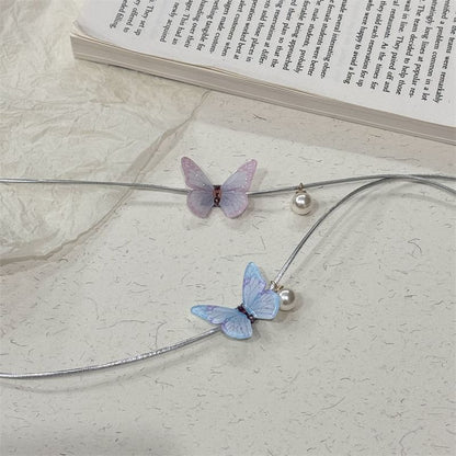 Butterfly Alloy Choker