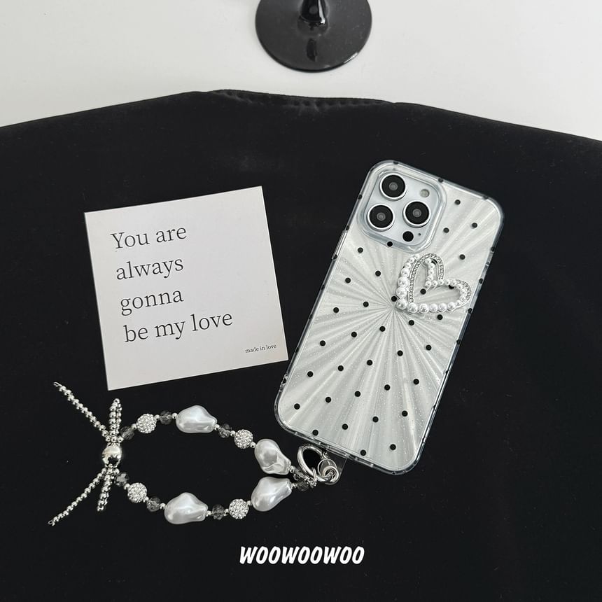 Polka Heart Dot Case Phone
