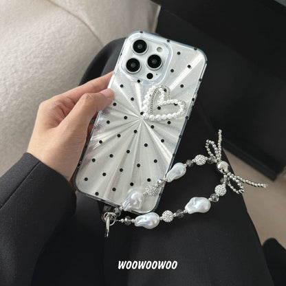 Polka Heart Dot Case Phone