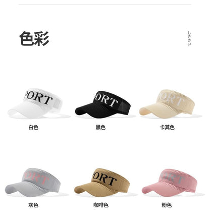 Lettering Knit Visor