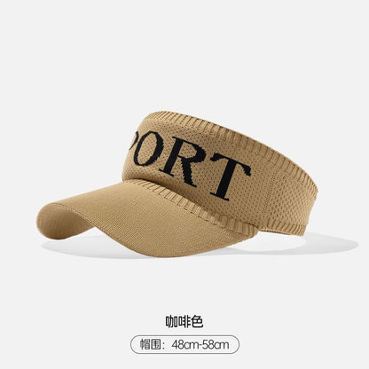Lettering Knit Visor