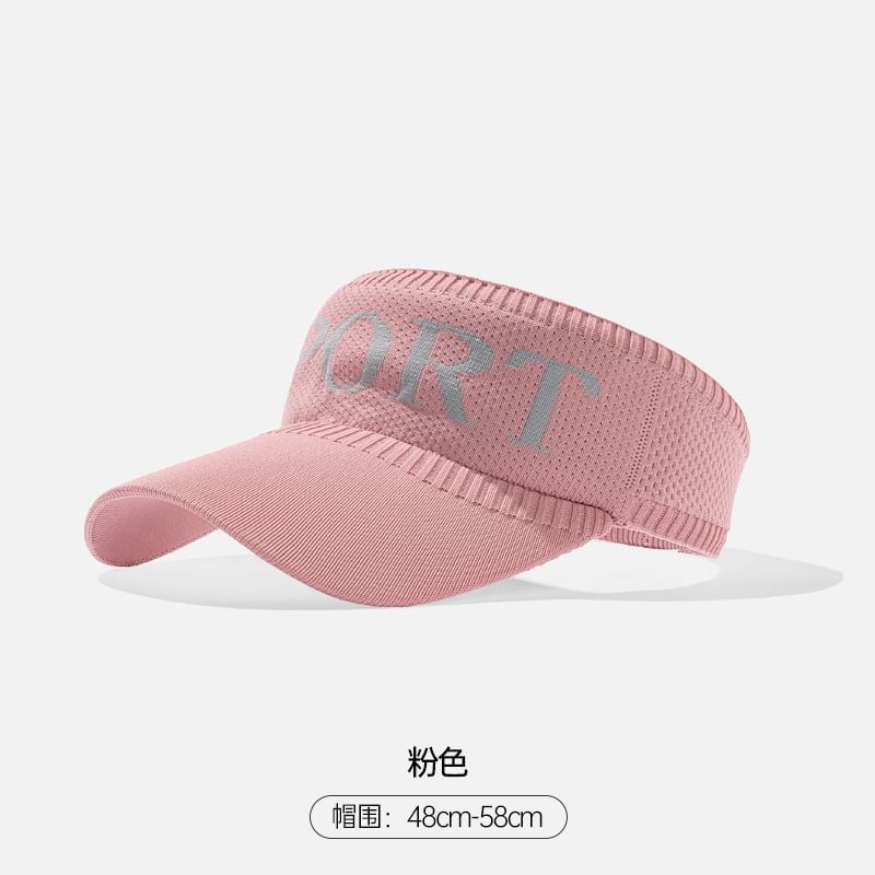 Lettering Knit Visor