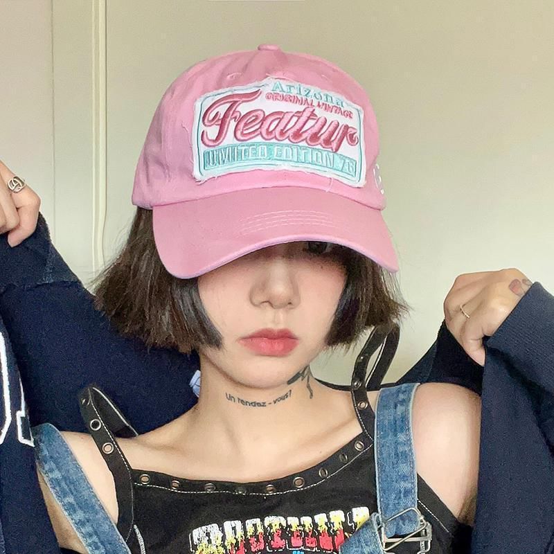 Embroidered Cap Baseball Applique Lettering