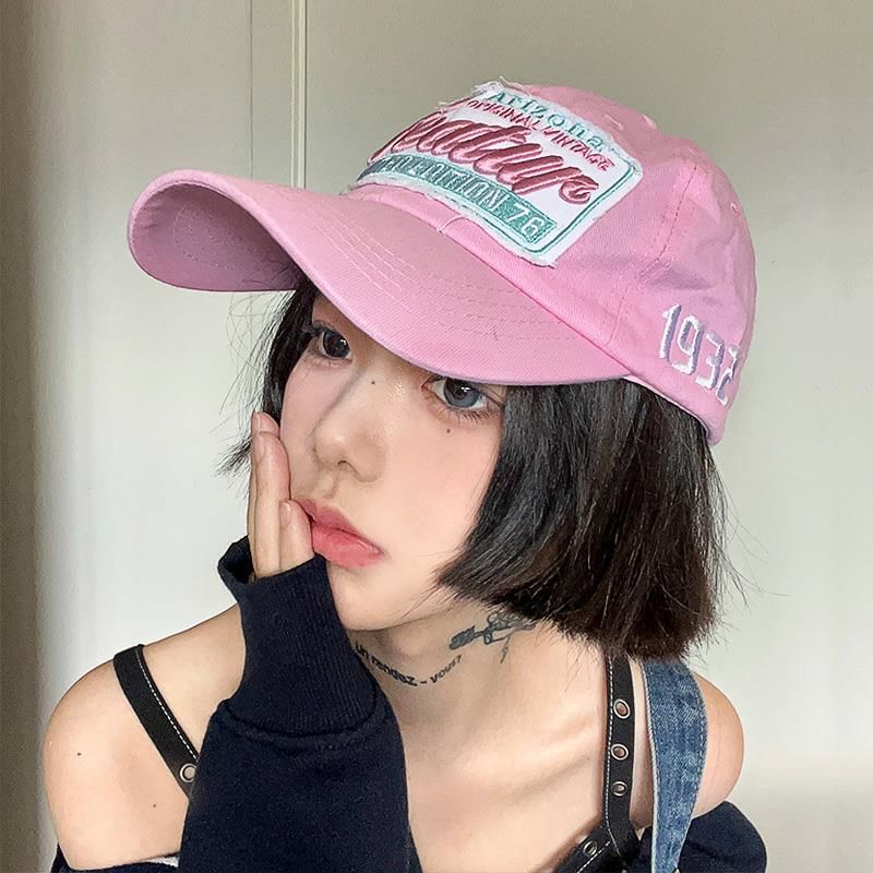 Embroidered Cap Baseball Applique Lettering