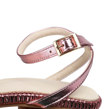 Ankle Strap High Heel Sandals