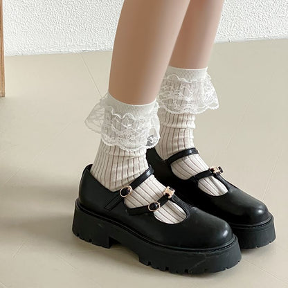 Lace Trim Socks