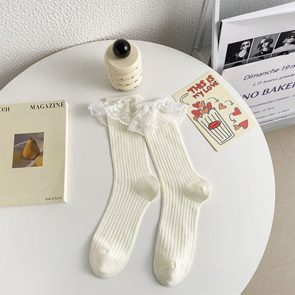 Lace Trim Socks