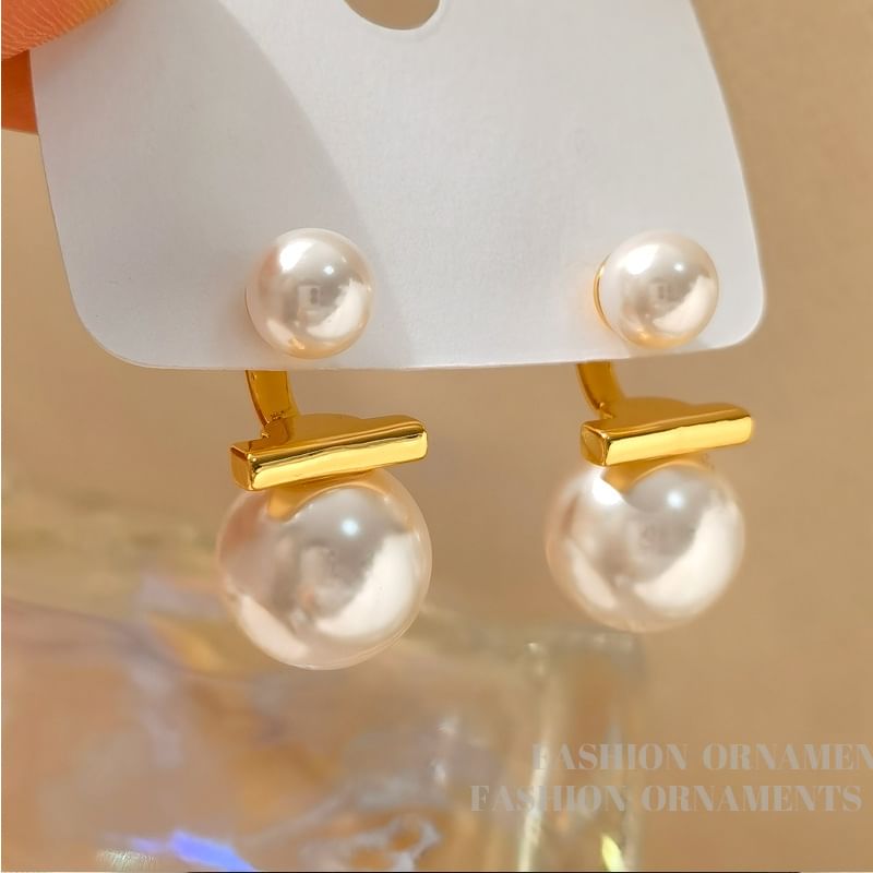 Faux Pearl Alloy Ear Jacket