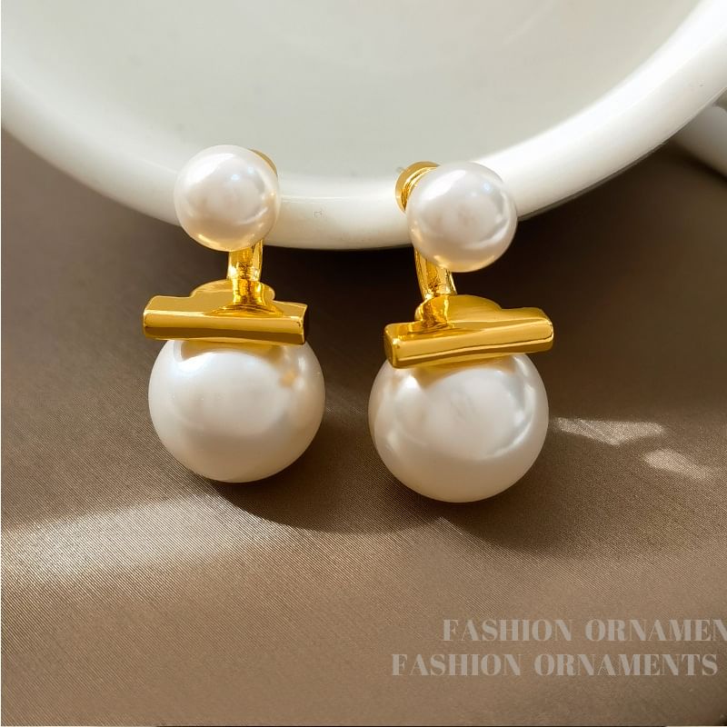 Faux Pearl Alloy Ear Jacket