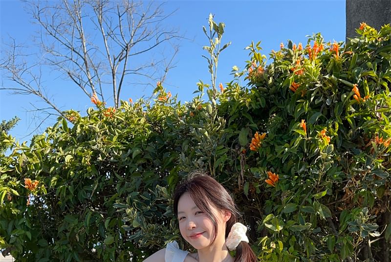 Lace Trim Cami Top / High Waist A-Line Skirt (Various Designs)