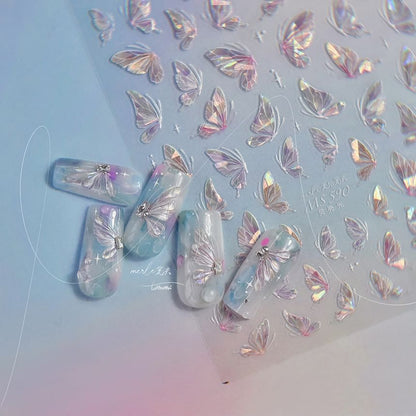 Butterfly Nail Art Stickers (Various Designs)