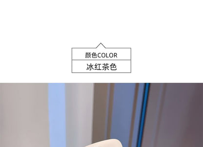 Diamond Cut Square Half Frame Sunglasses