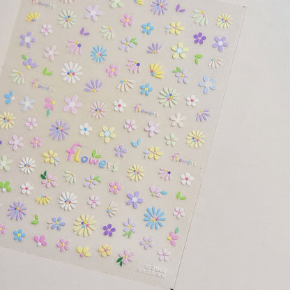 Heart Nail Art Stickers (Various Designs)