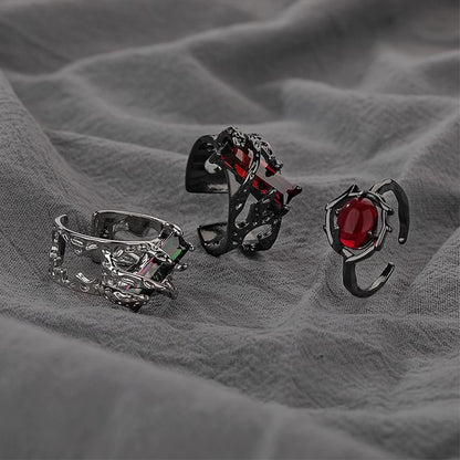 Rhinestone Open Ring