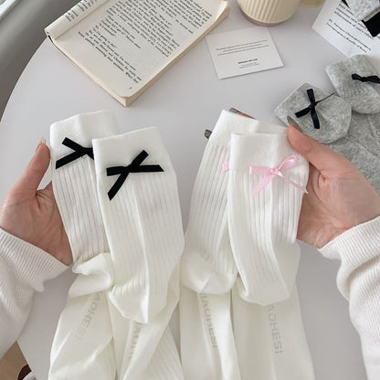 Bow Accent Socks