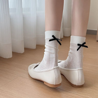 Bow Accent Socks