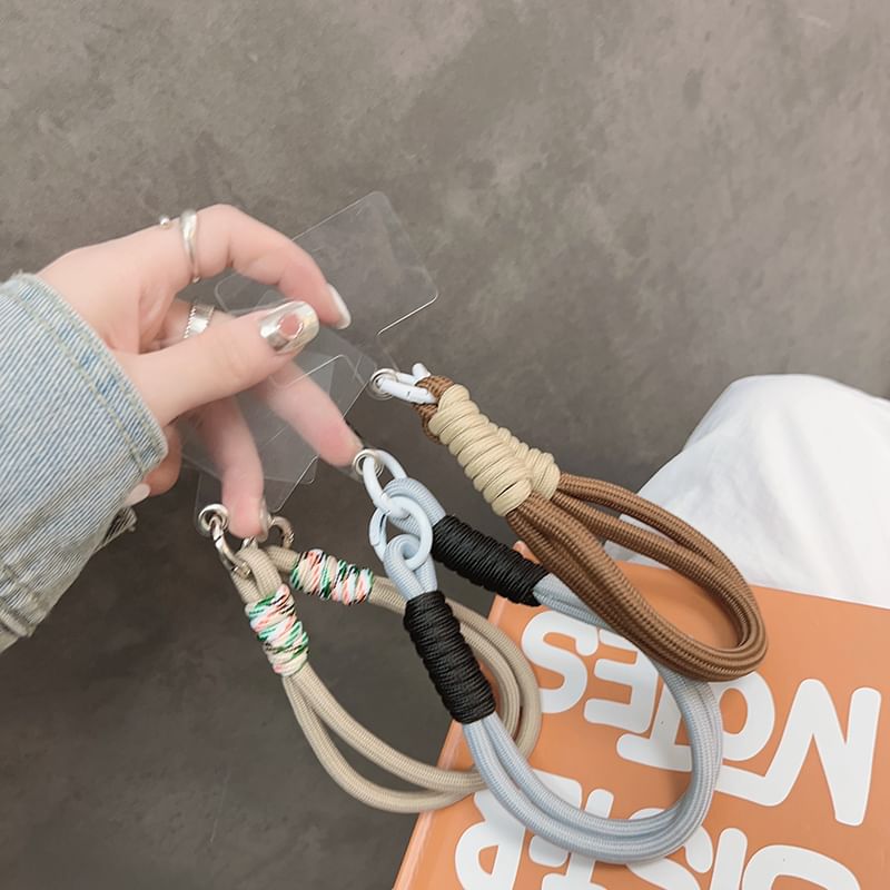 String Phone Strap with Lanyard Pad