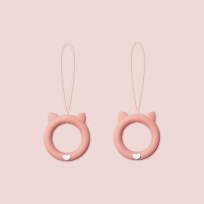 Cat Silicone Phone Charm  / Set