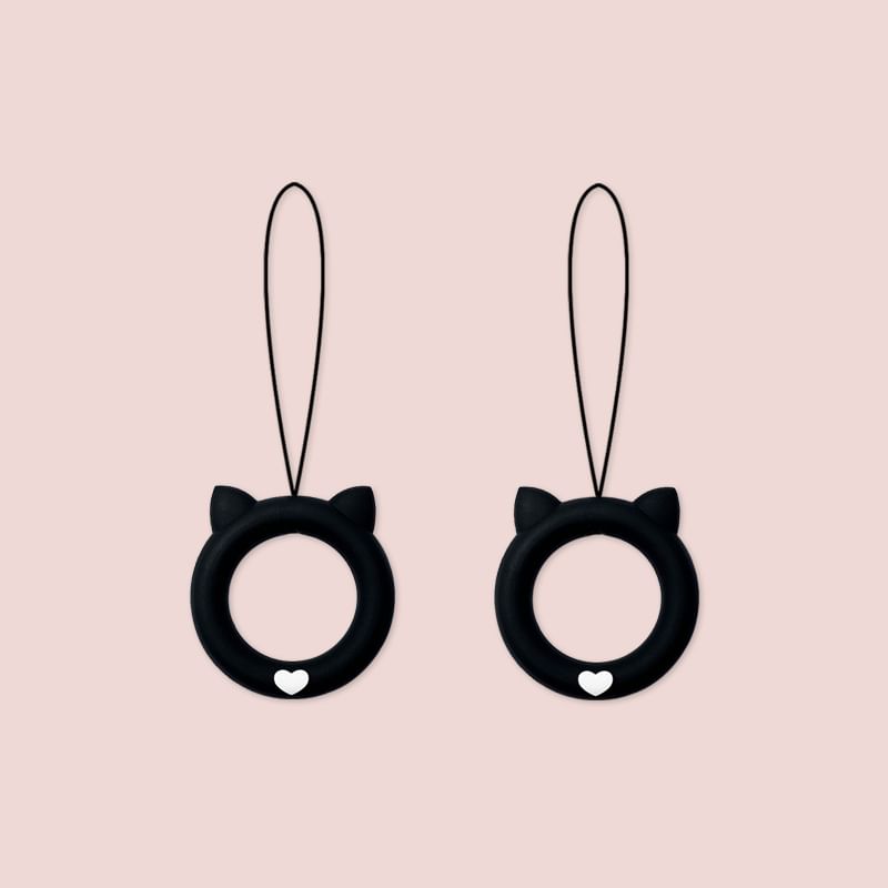 Cat Silicone Phone Charm  / Set